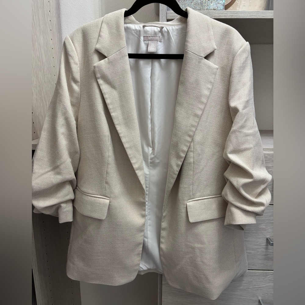 H&M Cream Women's Blazer